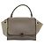 Céline CELINE Trapeze Hand Bag Leather 2way Gray Silver - vista 13