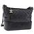 CHANEL Matelasse Gabrielle Deux Bag Lamb Skin Black Gold CC