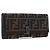 FENDI Zucca Canvas Bifold Wallet Long Wallet Black Brown