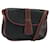 Céline CELINE Shoulder Bag Leather Black Brown