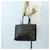 Céline CELINE Macadam Canvas Hand Bag PVC Leather Black Gold - vista 22