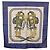 Hermès HERMES Carre 90 Scarf BRIDS De GALA Silk Blue