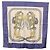 Hermès HERMES Carre 90 Scarf BRIDS De GALA Silk Blue - vista 14