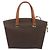 Céline CELINE Macadam Hand Bag PVC Leather 2way Brown Gold Tone - vista 2
