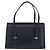 Christian Dior Hand Bag Leather Navy Gold - vista 3