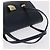 Christian Dior Hand Bag Leather Navy Gold - vista 7