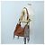 LOEWE Hammock Small Hand Bag Leather 2way Brown Silver - vista 24