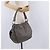 PRADA Shoulder Bag Leather Gray Silver - vista 24