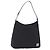 FENDI Zucchino Canvas Shoulder Bag Black Silver 8BR169