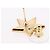 CHANEL Star Coco Mark Pierce Metal Gold Tone CC - vista 4