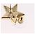 CHANEL Star Coco Mark Pierce Metal Gold Tone CC - vista 5