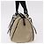 SAINT LAURENT Hand Bag Canvas Beige Silver - vista 3