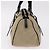 SAINT LAURENT Hand Bag Canvas Beige Silver - vista 4