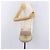 Chloé Chloe Drew Chain Shoulder Bag Leather Beige Gold - vista 22