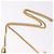 Chloé Chloe Drew Chain Shoulder Bag Leather Beige Gold - vista 8