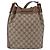 GUCCI GG Supreme Web Sherry Line Bag PVC Beige Gold 41 02 034 - vue 2