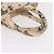 PRADA Canapa M Hand Bag Canvas Ivory Gold - vista 7