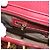 FENDI Zucchino Canvas Hand Bag Red Gold - vista 20