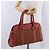 FENDI Zucchino Canvas Hand Bag Red Gold - vista 22