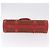 FENDI Zucchino Canvas Hand Bag Red Gold - vista 5