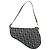 Christian Dior Trotter Canvas Saddle Pouch Navy Gold - vista 2