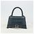 BALENCIAGA Hour Hand Bag Leather 2way Navy Silver 593546 - vista 12