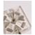 CHANEL Crystal COCO Mark Earring Metal Clear Silver CC - vista 10