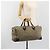 BOTTEGA VENETA Leopard Pattern Boston Bag Canvas Beige Gold - vista 21