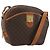 Céline CELINE Macadam Canvas Shoulder Bag PVC Leather Brown Gold