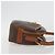 Céline CELINE Macadam Canvas Shoulder Bag PVC Leather Brown Gold - vista 3