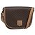 Céline CELINE Macadam Canvas Shoulder Bag PVC Leather Brown Gold
