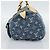 LOUIS VUITTON Monogram Denim Neo Speedy Hand Bag Blue M95019 LV - vista 4