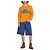 Coach Video bestickter Wollpullover Orange - Ansicht 5