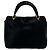 Céline Celine Mini Boston Tasche aus Leder mit Vintage Sternen-geprägtem Logo-Hardware Schwarz
