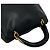 Céline Celine Mini Boston Tasche aus Leder mit Vintage Sternen-geprägtem Logo-Hardware Schwarz - Ansicht 4