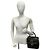 Céline Bolso de mano CELINE Vintage Macadam Blazon Pattern Triomphe de cuero Castaño Negro - vista 2