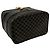 Céline Bolso de mano CELINE Vintage Macadam Blazon Pattern Triomphe de cuero Castaño Negro - vista 7
