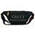Bolso de cuerpo en cuero GUCCI Print Small Belt Leather Body Bag Negro Roja Verde