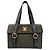 Triomphe Céline Borsa a mano Mini Boston Celine Macadam Blazon Pattern Marrone Nero