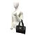 Triomphe Céline Borsa a mano Mini Boston Celine Macadam Blazon Pattern Marrone Nero - vista 2