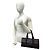Céline Borsa in pelle goffrata Celine C Macadam Triomphe Logo Marrone - vista 2