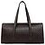 Céline Borsa in pelle goffrata Celine C Macadam Triomphe Logo Marrone - vista 3