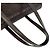 Céline Borsa in pelle goffrata Celine C Macadam Triomphe Logo Marrone - vista 4