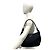 Saffiano Borsa Prada Semi One Shoulder in Nero - vista 2