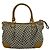 Borsa a mano Gucci Sukey in tela Diamante e pelle Nero Beige - vista 3