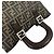 Fendi Zucca FF Pattern Mini Tote Bag Braun Schwarz - Ansicht 4