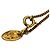 Collana placcata oro Chanel Vintage con motivo Coco Mark D'oro - vista 3