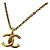 Collana placcata oro Chanel Vintage con motivo Coco Mark D'oro - vista 3