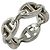 Ring Hermès Anello Hermes Enchainée in Argento 925