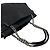Borsa Tote Chanel Coco Mark Chain in pelle caviar Nero - vista 4